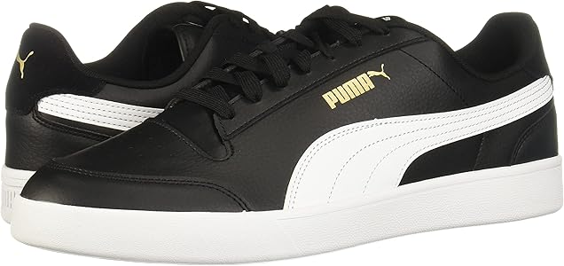 Amazon.com | PUMA Men's SHUFFLE Sneaker, Puma Black-Puma White
